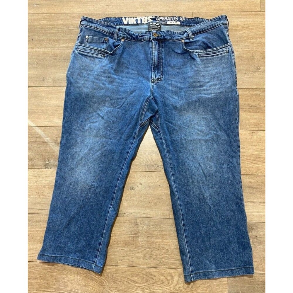Viktos Jeans Mens 44X27 Blue Denim Pants Operatus XP Tactical Stretch Pockets